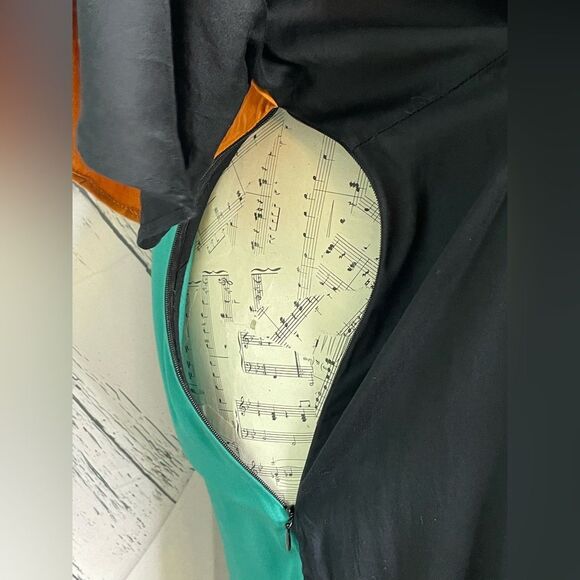 Anthropologie Let Me Be Color Block Dress Large - Picture 8 of 11